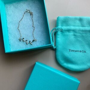 Olive leaf vine bracelet